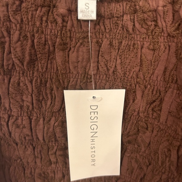 Design History Nina Smocked Puff Sleeve Blouse-NWT - Picture 5 of 7